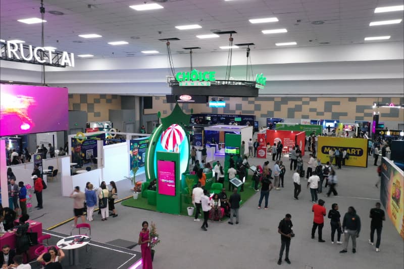 Exhibitors networking on the show floor at iGaming AFRIKA Summit